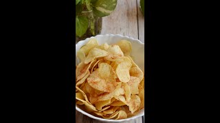 Crispy And Tasty Potato Chips Recipe | Homemade Potato Chips