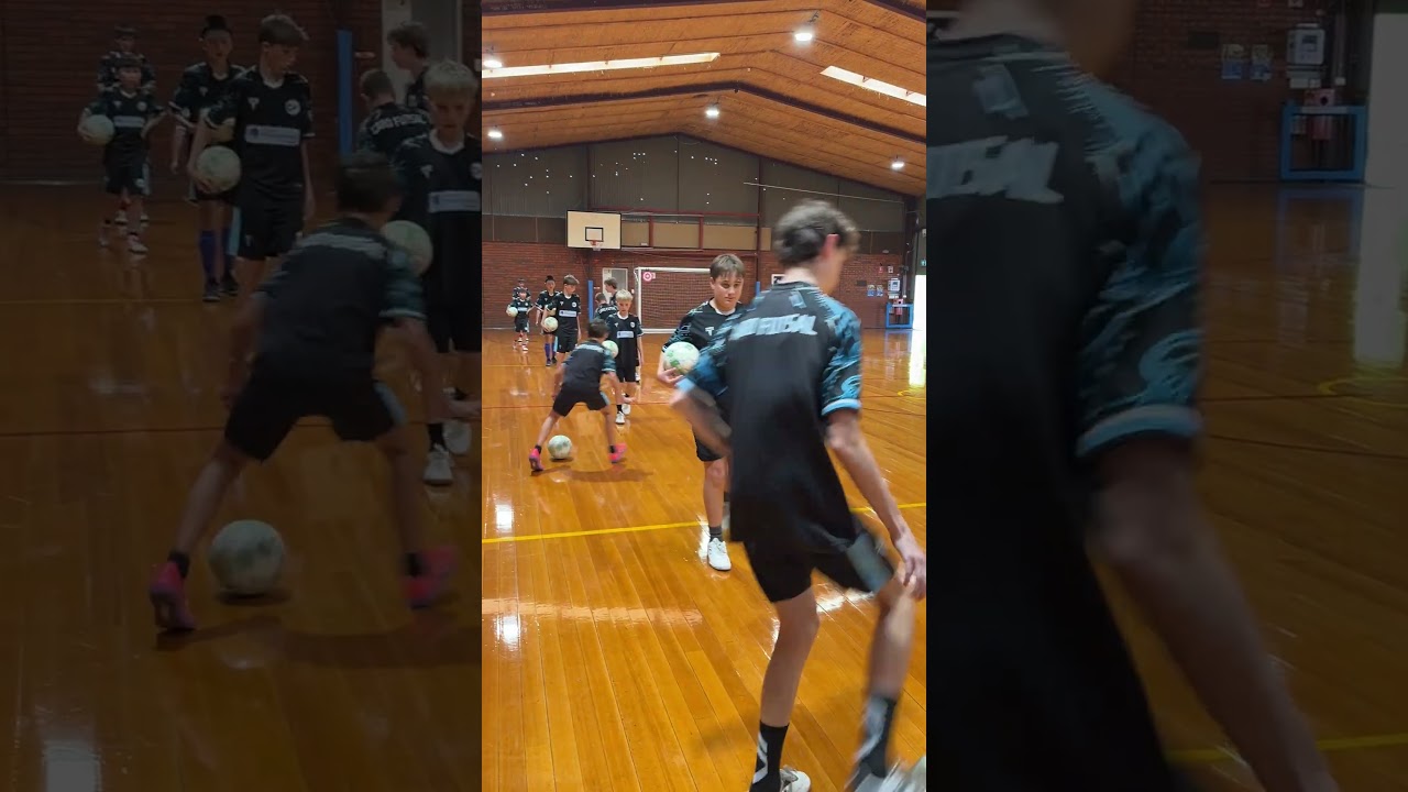 Fun drill to improve your dribbling technique in Futsal