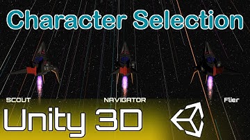 3D Character Selection Menu in Unity