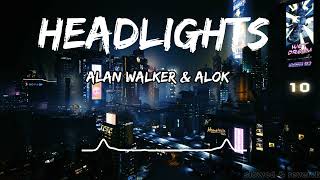 Alok & Alan Walker - Headlights  // slowed & reverb // pawerd by slowed