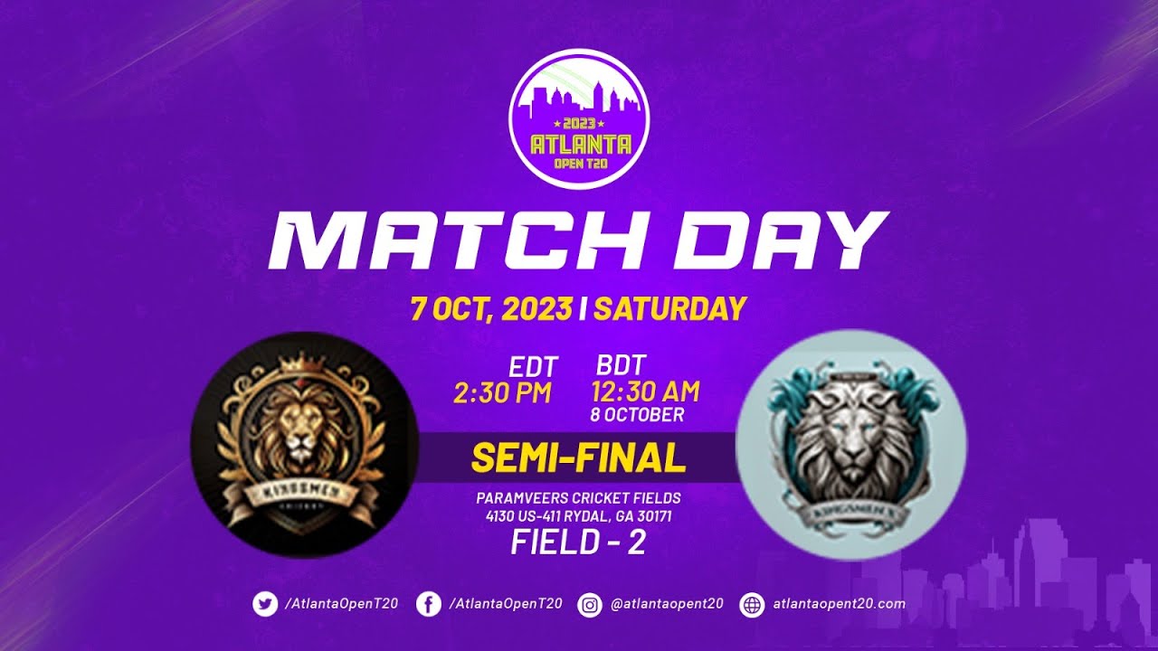 Atlanta Open 2023 Ground 2 SF 1 KingsmenX V Kingsmen YouTube
