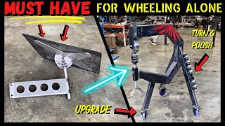 3 English Wheel UPGRADES  How To Make It EASIER to Use By Yourself