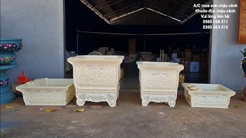 BÁO GIÁ KHUÔN CHẬU MỚI NHẤT 2025: CHẬU VUÔNG 60, 70 DÁNG CAO VÀ DÁNG LÙN