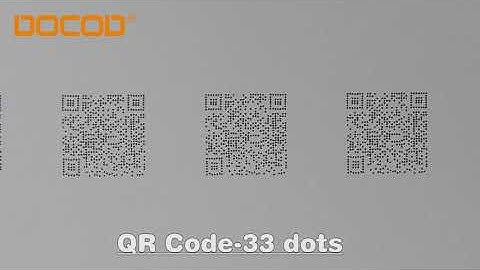 DOCOD CONTINUOUS CIJ INKJET PRINTER DISPLAY 33 DOTS QR CODE