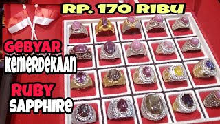 HARGA BATU RUBY BURMA BLUE SAFIR PAPARADSCHA BATU YAMAN  | JAKARTA  GEMSTONES MARKET (INDONESIA). 