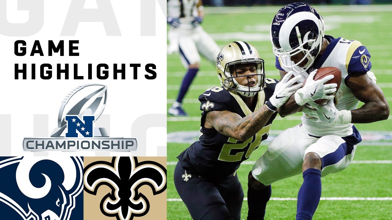 Rams vs. Saints NFC Championship Highlights