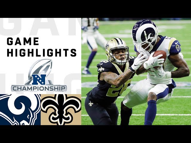 saints rams nfc championship