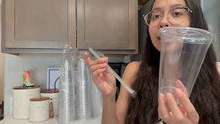 100 Pack 20oz Plastic Cups with Lids & Straws: Review