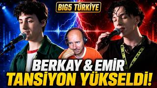 Big5 Türkiye Erkek Hazırlık Sezonu: BERKAY & EMİR Ses Analizi 🎤🔥 (Tansiyon)