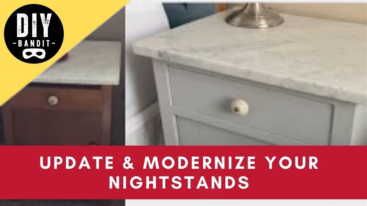 🍒 How to *Update & Modernize Your Nightstands* in a Day Easy DIY Paint