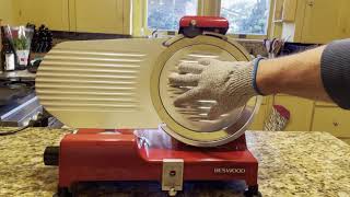 Beswood 250 R Meat Slicer Review. How To Clean Blade and Machine, Take Apart and Reassemble.