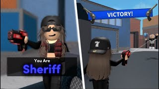 how NOT to win as SHERIFF (Roblox MM2)