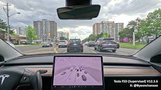 Tesla Full Self-Driving (Supervised) to Izakaya & back