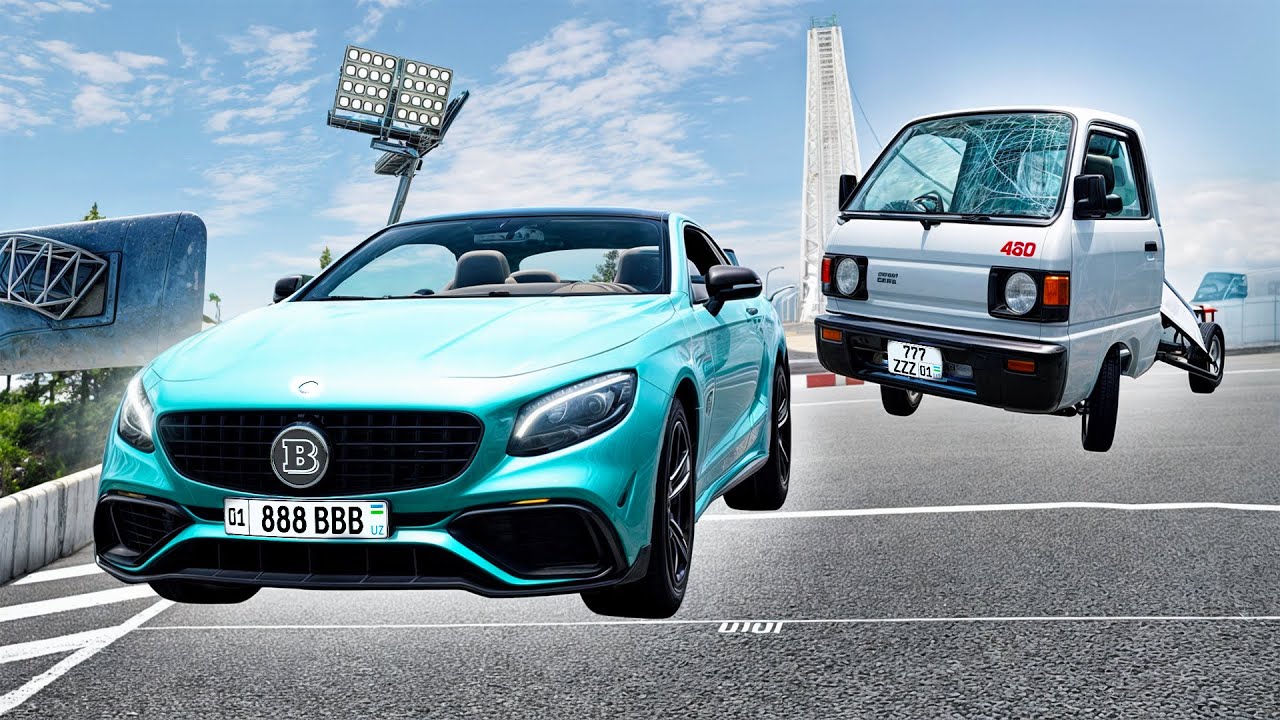 KIM UZOQQA SAKRAYDI ENG QIMMAT MASHINALARDA KRASH TEST QILDIK! BEAMNG DRIVE