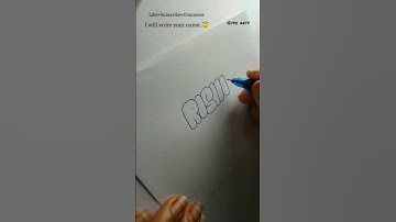 How to write RISHITHA in bubble letters #tutorial #artist #fyp #shorts