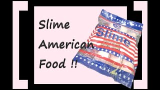 J'ai trouvé ce super Slime Marshmallow American Food et j'adooooore