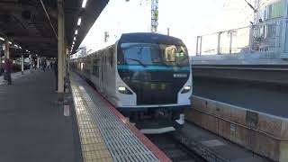 【伊豆方面への主要特急‼】特急踊り子E257系通過‼/Passing the Limited express Odoriko.