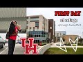 FIRST DAY of college | University of Houston | Spring Semester