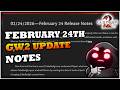 Todays Guild Wars 2 Patch CHANGES - Feb 24th GW2 News