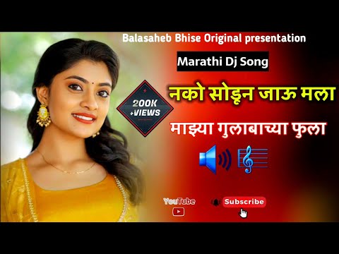 नको सोडून जाऊ मला माझ्या गुलाबाच्या फुला Rimix By Dj Amol&vijay Dada Balasaheb Bhise Singer