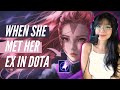 When she accidentally met her ex-boyfriend in dota