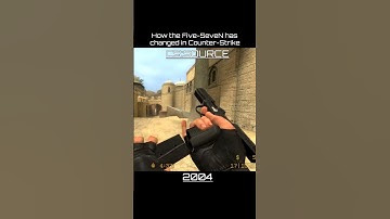 How Five-SeveN changed in Counter-Strike #cs #cs16 #cssource #csgo #cs2 #retrogaming #cshistory