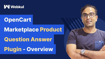 OpenCart Marketplace Product Question Answer Plugin - Overview