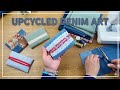 Handmade Boho Denim Tissue Cover#diy #handmade #sewing