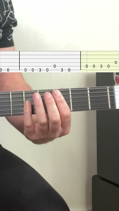 Bikini Bottom Police Guitar   Tabs   #guitartutorialforbeginners #guitarcover #easyguitartabs