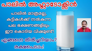പാലില്‍ വിഷസാന്നിധ്യം കണ്ടെത്തി ഭക്ഷ്യസുരക്ഷാവകുപ്പ്! പക്ഷെ ഇത് പാലില്‍ മാത്രമല്ല ഉള്ളത്! Aflatoxin