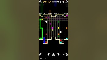 How To Solve Flow Free Inkblot Pack Level 126 14x14 Board Walk Through Solution Walkthrough