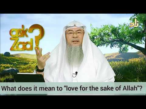 What does it mean to 'Love for the sake of Allah'? - Assim al hakeem