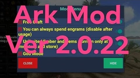 how to hack ark survival evolved mobile ( free God control )