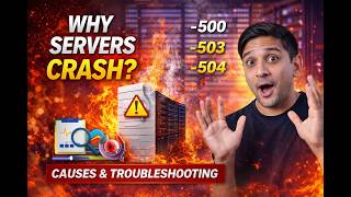 Why Servers Crash? 🔥 | 500, 503, 504 Errors Explained + Troubleshooting Guide (Part 1)