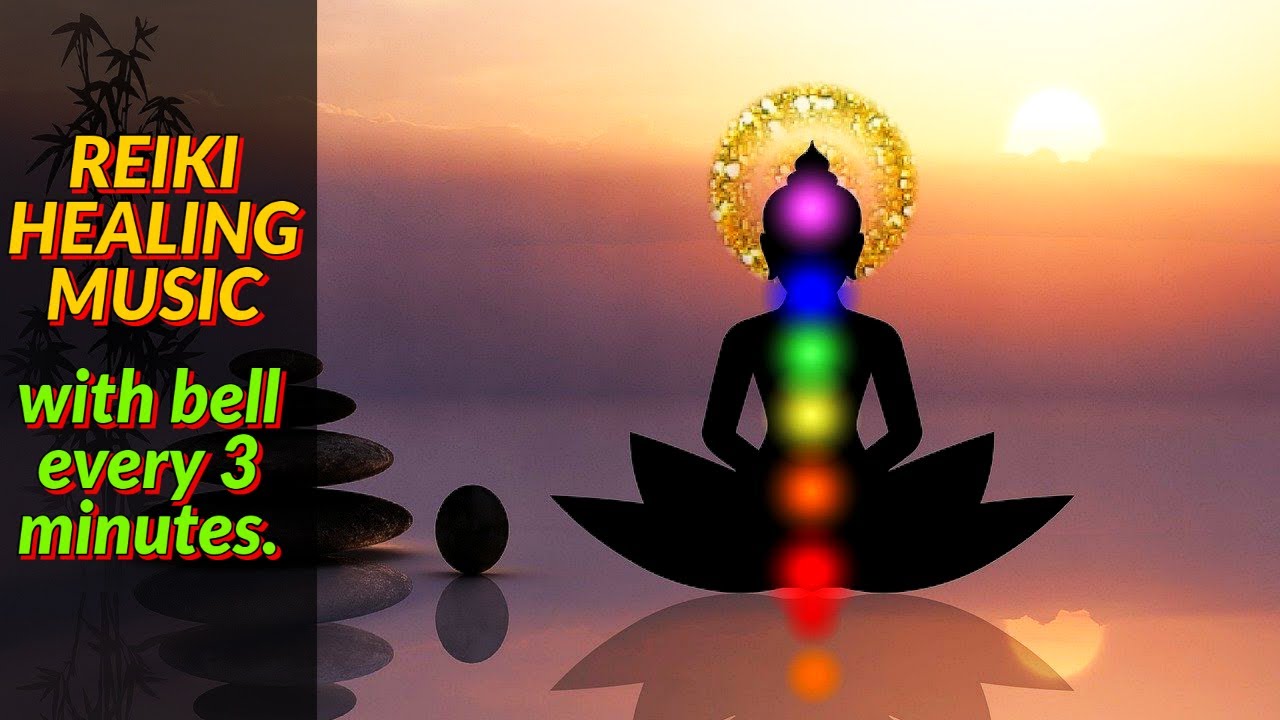 Powerful Reiki Music With Bell Every 3 Minutes 👉 Reiki Healing Music ...