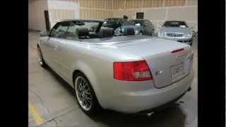 2005 AUDI S4 QUATTRO CONVERTIBLE FOR SALE $ 18750.00 BY NORTH STAR AUTO SALE (916)320-7880