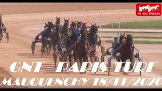 PRONOSTIC QUINTE PMU EN 5 CHEVAUX CE MERCREDI 18 NOVEMBRE 2020  A MAUQUENCHY. TURF LOGIQUE DU GNT. screenshot 4