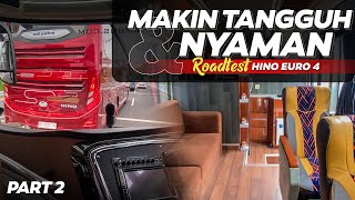 Mewah dan Makin Tangguh ! Road Test Bus Hino Terbaru Euro 4 RK 280 dan GB 150 AT di Bali Part 2 screenshot 2