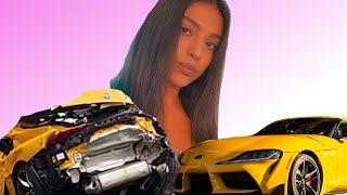 Mother Records Her D3Adly Toyota Supra Crash