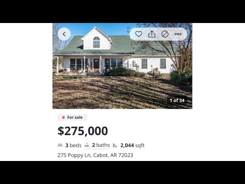 275 Poppy Ln, Cabot, AR home video tour