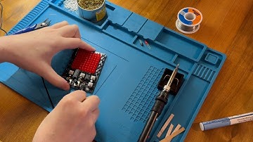 Assembling an 81 LED Flashing Chasing Light Kit - DIY Electronics Soldering Kit
