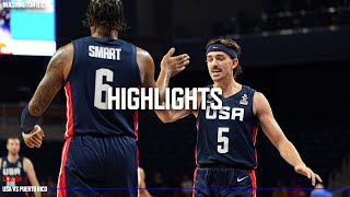USA scoring record vs Puerto Rico // HIGHLIGHTS