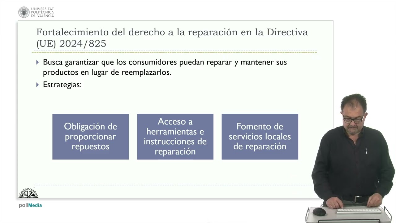 Obsolescencia programada y medio ambiente. Directiva (UE) 2024/825 |  | UPV