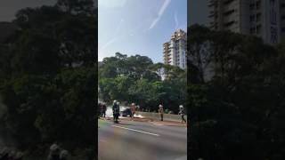 20170102國3南下土城交流道附近火燒車