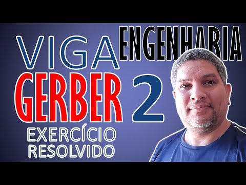 Viga Gerber 2 - Exercício resolvido