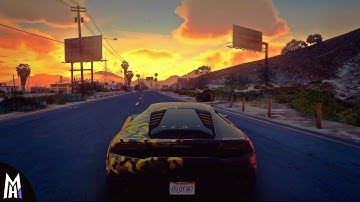 GTA V Remastered: Ultra Realistic Graphics MOD Gameplay - Next-Gen Ray-Tracing Graphics MOD [2K]