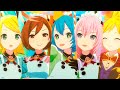 【Project SEKAI プロセカ】『Tondemo Wonders (トンデモワンダーズ) 』【初音ミク ・鏡音リン・レン ・巡音ルカ ・MEIKO 】『FULL 3DMV』4K