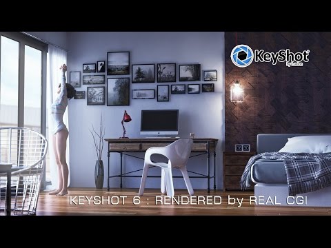 Keyshot 6 Interior Scene Shot Test Environment Lights