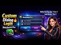 Sketchware Pro Custom Dialog Login System | Online Earning App Part 7 (Step by Step)