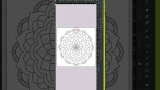 Designed #mandala using #inkscape More detailed than previous ones & gave me a bit of a headache